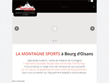 Tablet Screenshot of lamontagne-sports.com